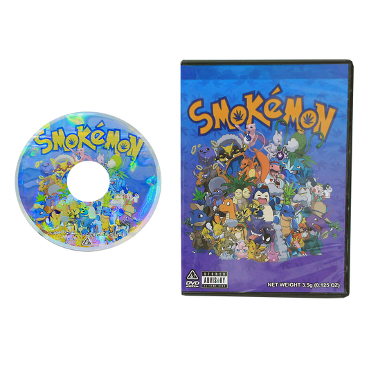 5 Count DVD Case & Mylar Bag - Design 030 - 3.5 Capacity