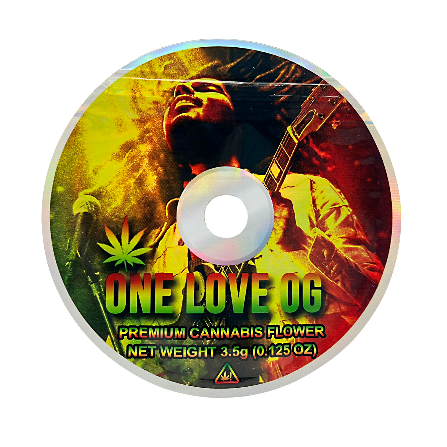 3.5g DVD Shaped Mylar Bag - Only Love OG (50 Count)