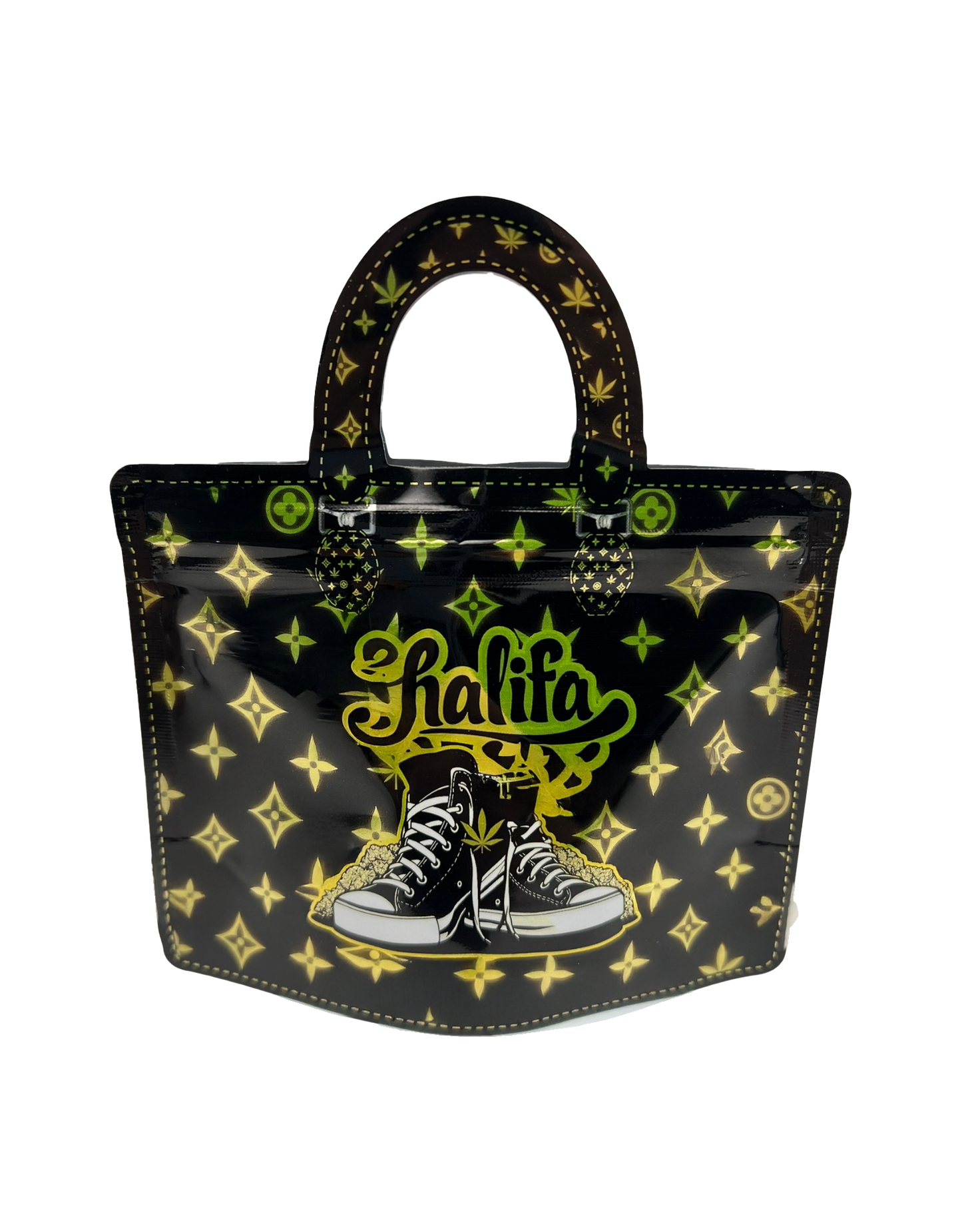 (50 Count) Handbag-Style Decorative Zip Foil Pouches – 5 Style Selection (C)