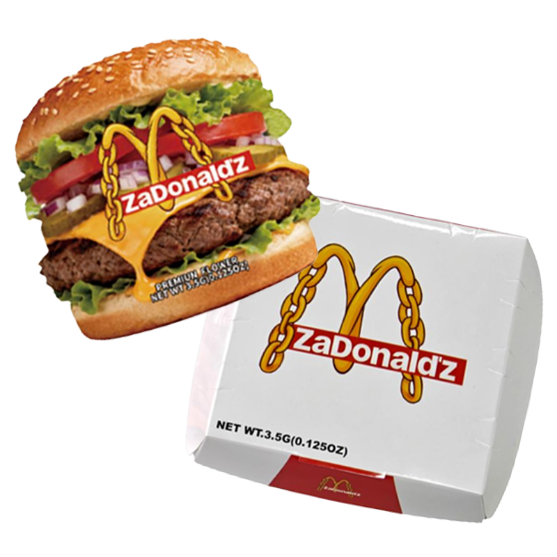 12 Pack - Hamburger-Themed Gift Box Set - ZaDonald’z Double Burger