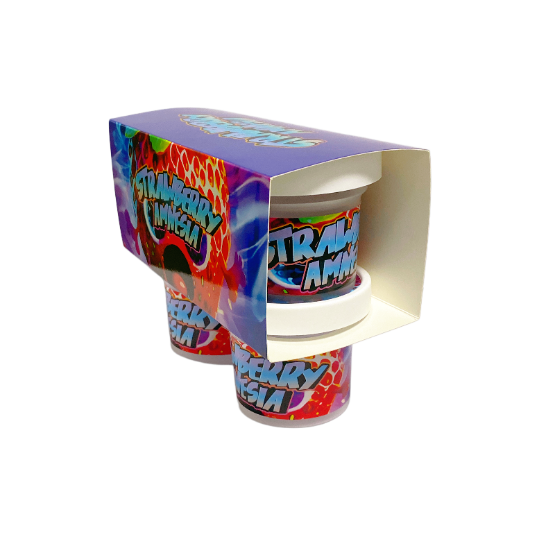 12 Pack - Ice Cream Pint Style Containers (Lids & Display Boxes) - Strawberry Amnesia