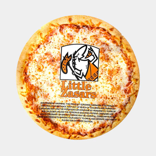 3.5g Mylar Bag with Pizza Box - Little Zasars (12 Bags+12 Boxes)