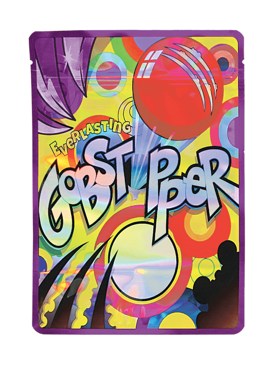 Mylar Bag Colorful packaging of a product with 'Coast Ripper' branding on a white background