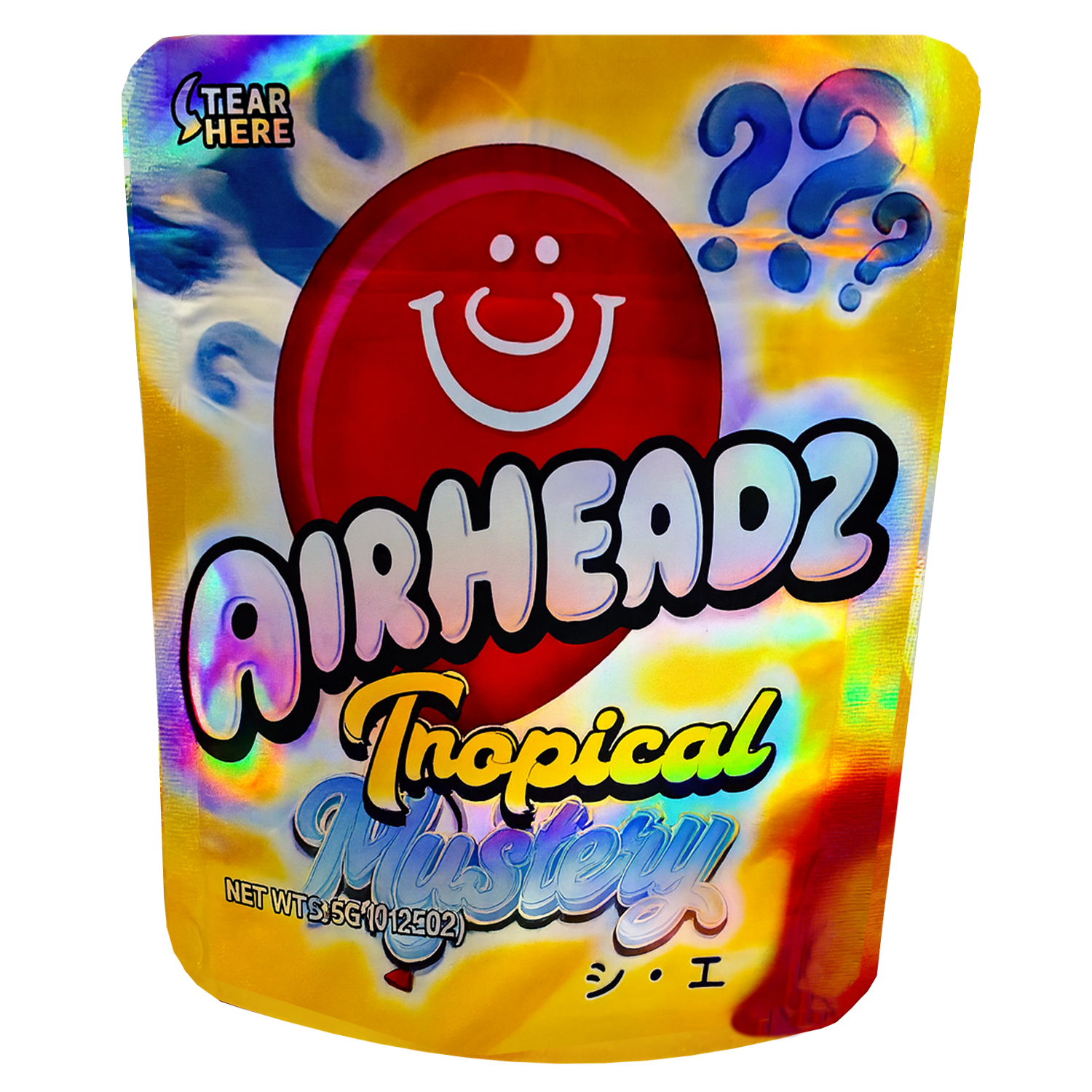 3.5 gram exotic airheadz mylar bag