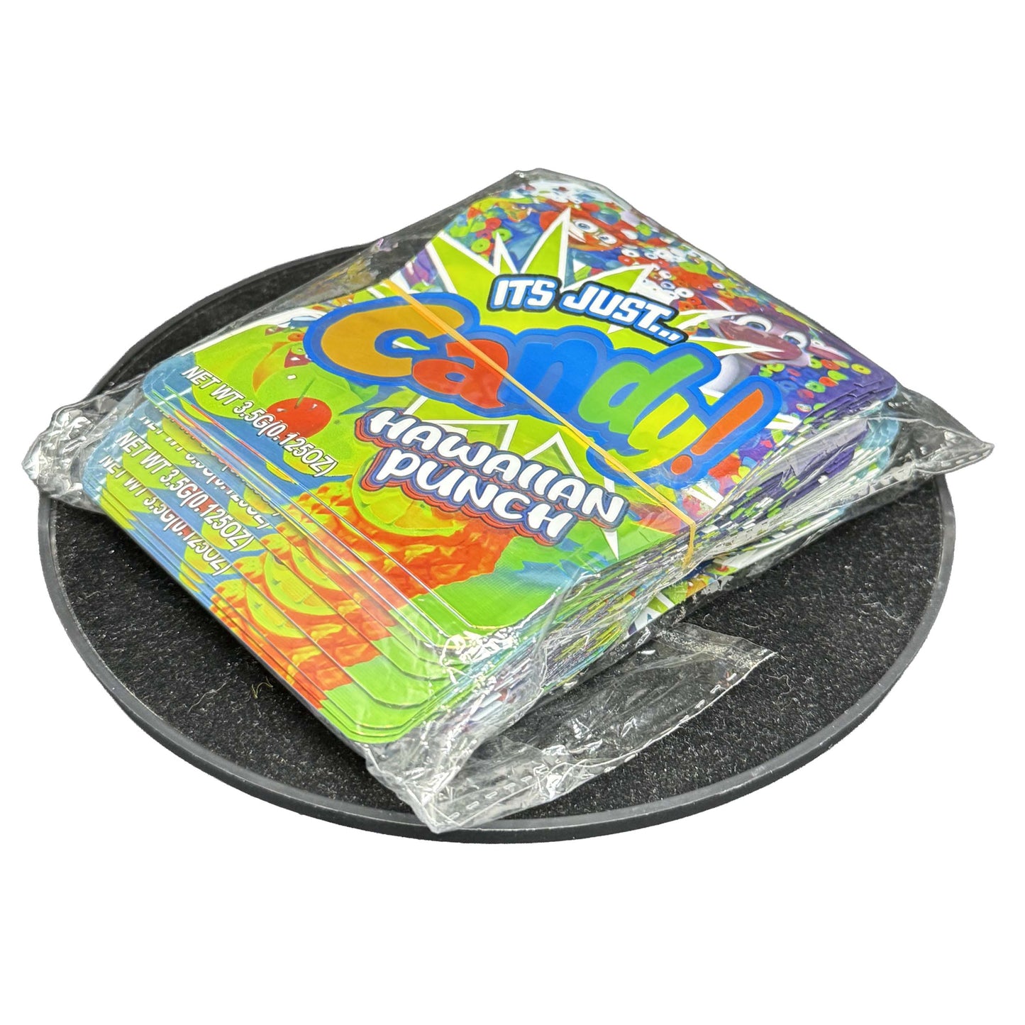 50 Pack - 3.5g Exotic Mylar Bags - It's Just Candy - Hawaiian Punch