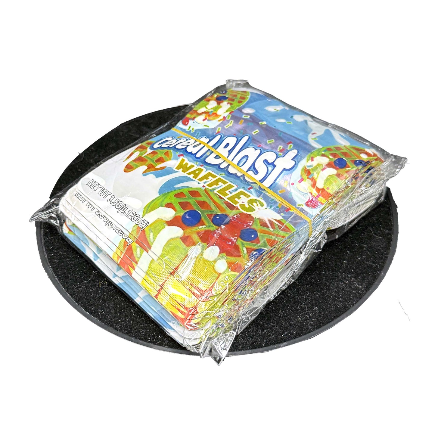 50 Pack - 3.5g Exotic Mylar Bags - Cereal Blast - Waffles