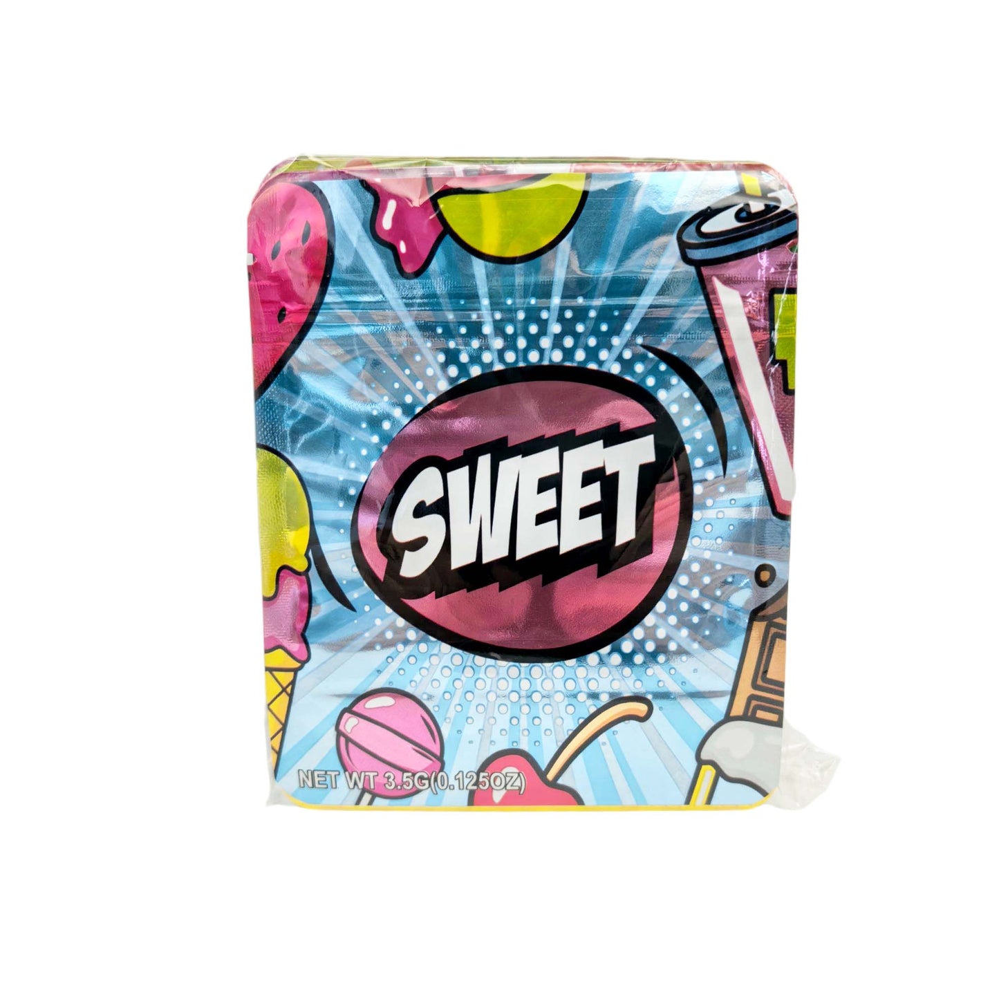 50 Pack - 3.5g Exotic Mylar Bags - Sweet
