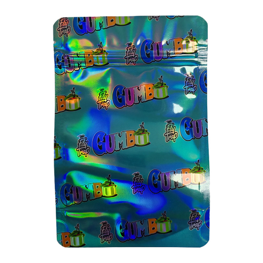 7g Exotic Mylar Bag - Gumbo Woman and Skull (50 Count)