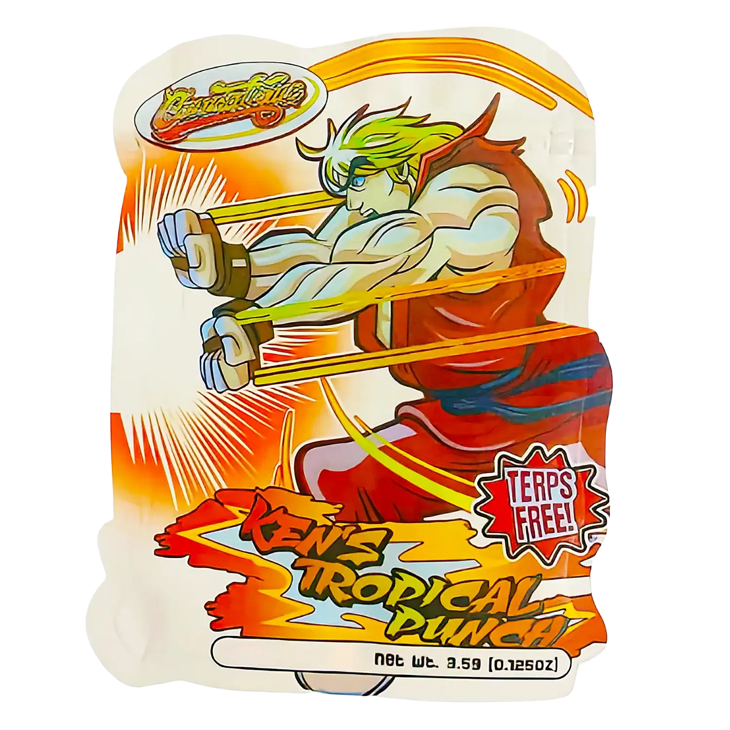 3.5g Shaped Mylar Storage Bag - Ken's Tropical (50 Count)