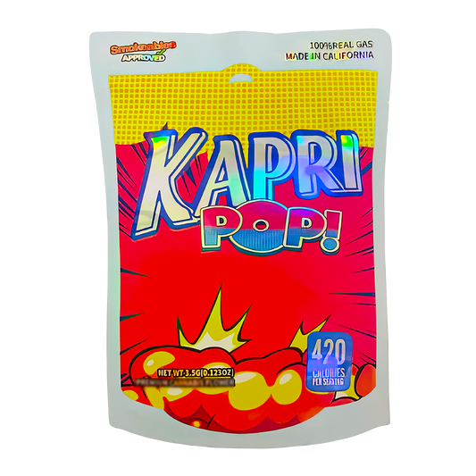 3.5g Shaped Mylar Storage Bag - Kapri Pop (50 Count)