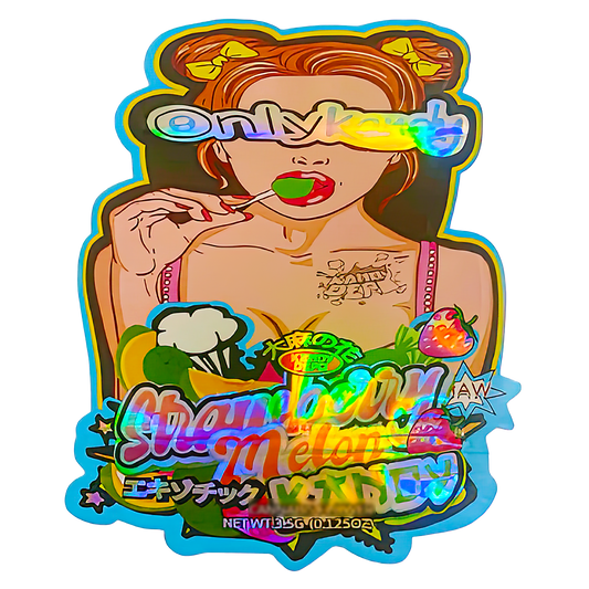 3.5g Shaped Mylar Storage Bag - Don Merfos Belicas 2 (50 Count)