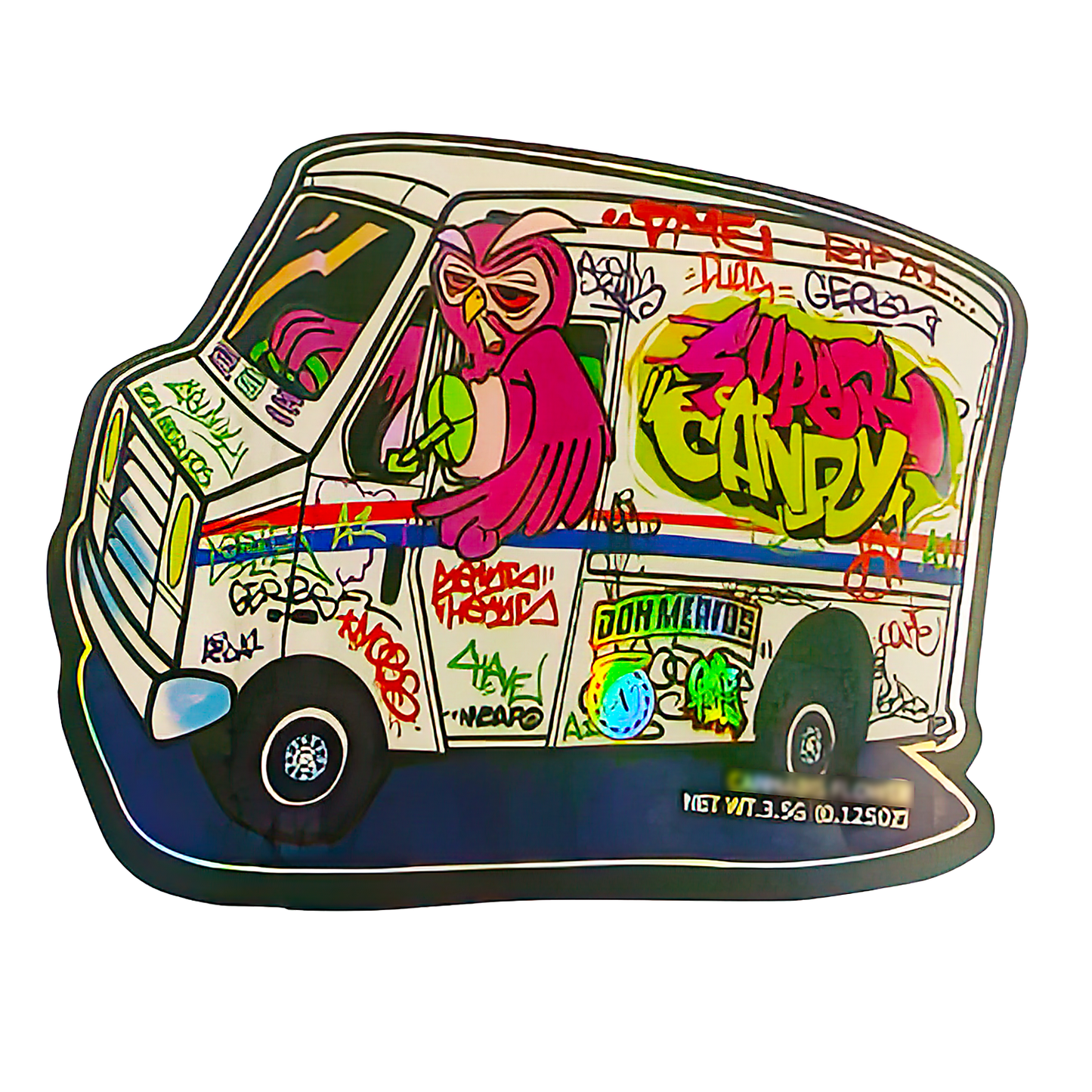 3.5g Shaped Mylar Storage Bag - Super CT (50 Count)