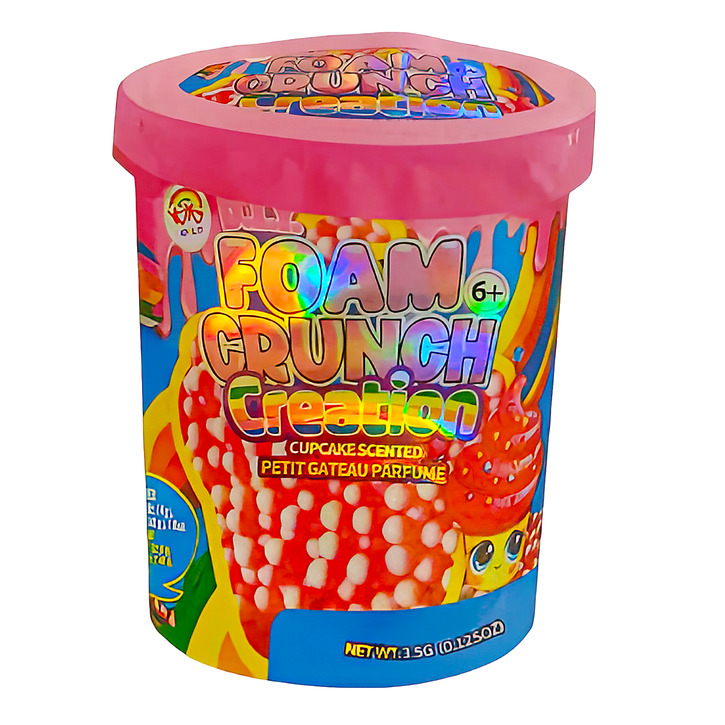 3.5g Shaped Mylar Storage Bag - Foam Crunch Creation (50 Count)