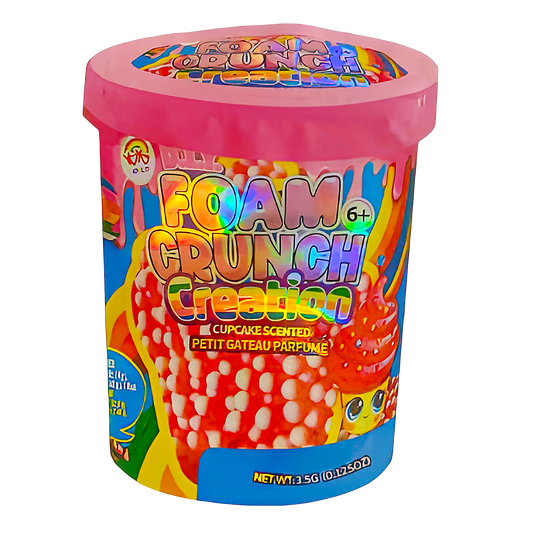 3.5g Shaped Mylar Storage Bag - Foam Crunch Creation (50 Count)