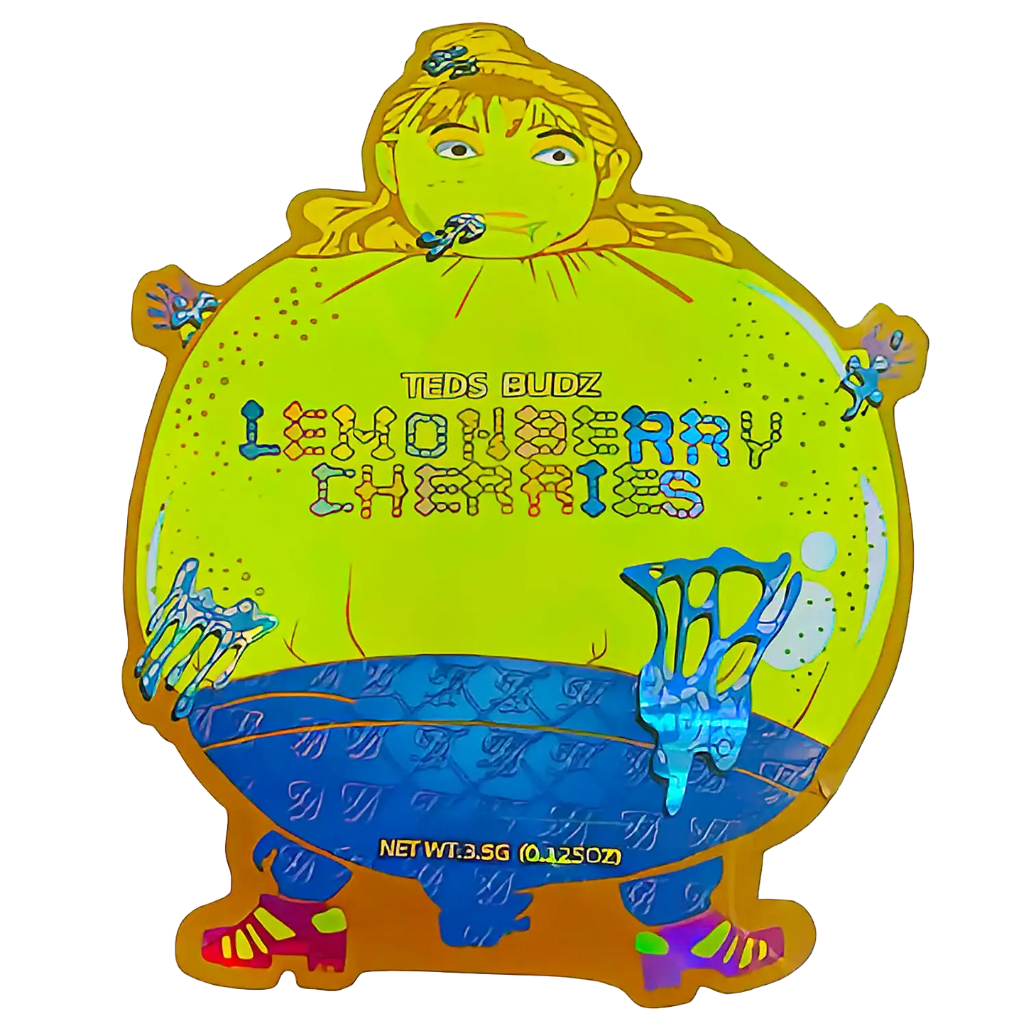 3.5g Shaped Mylar Storage Bag - Teds LMBC (50 Count)