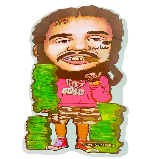 3.5g Shaped Mylar Storage Bag - OTZ Boxed (50 Count)