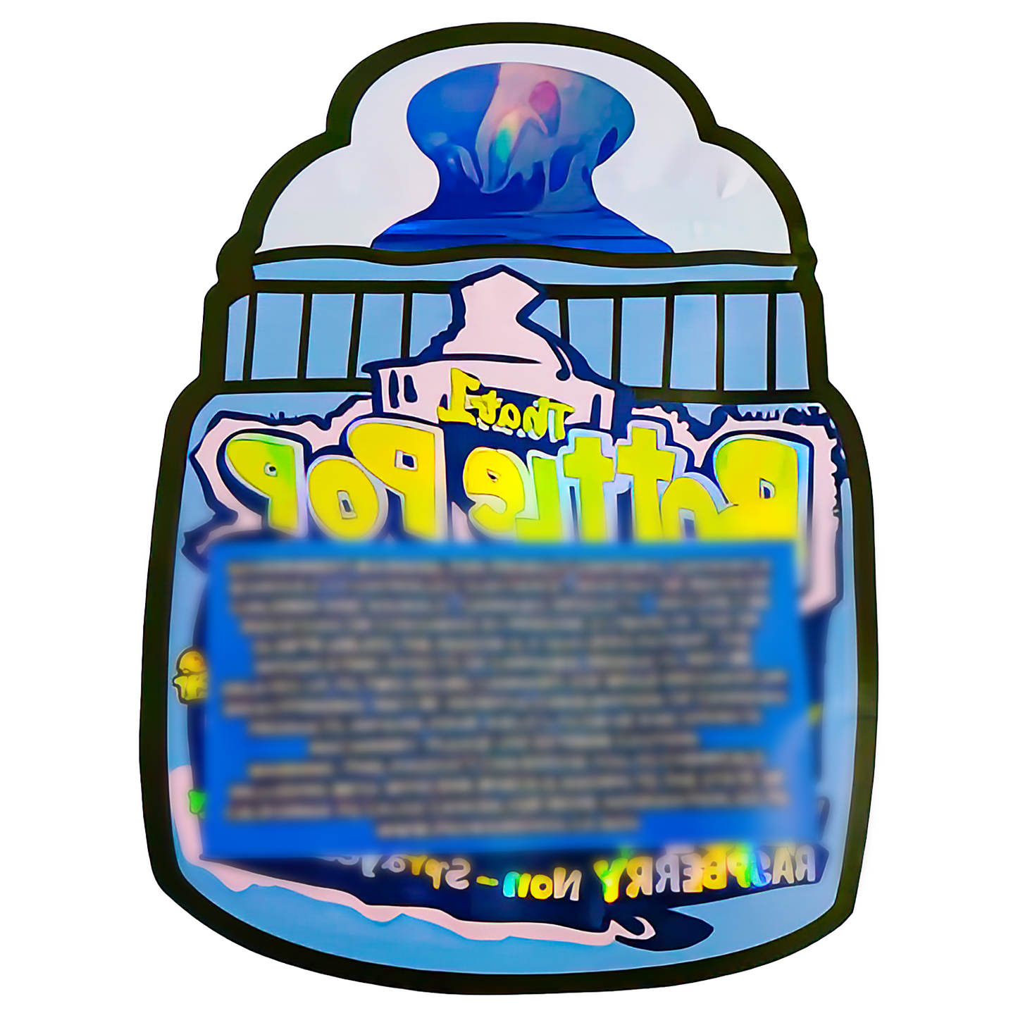 3.5g Shaped Mylar Storage Bag - Bottle Pop (50 Count)