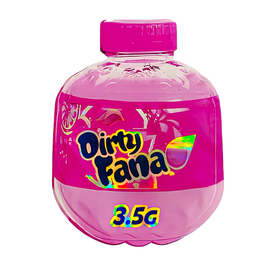 3.5g Shaped Mylar Storage Bag - Pink Fana (50 Count)