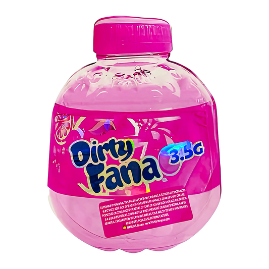 3.5g Shaped Mylar Storage Bag - Pink Fana (50 Count)