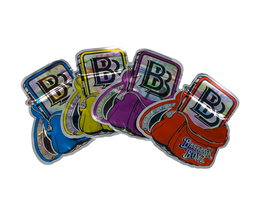 50 Pack - 3.5 Mylar Bag Mix Collection (BACKPACK BOYZ)