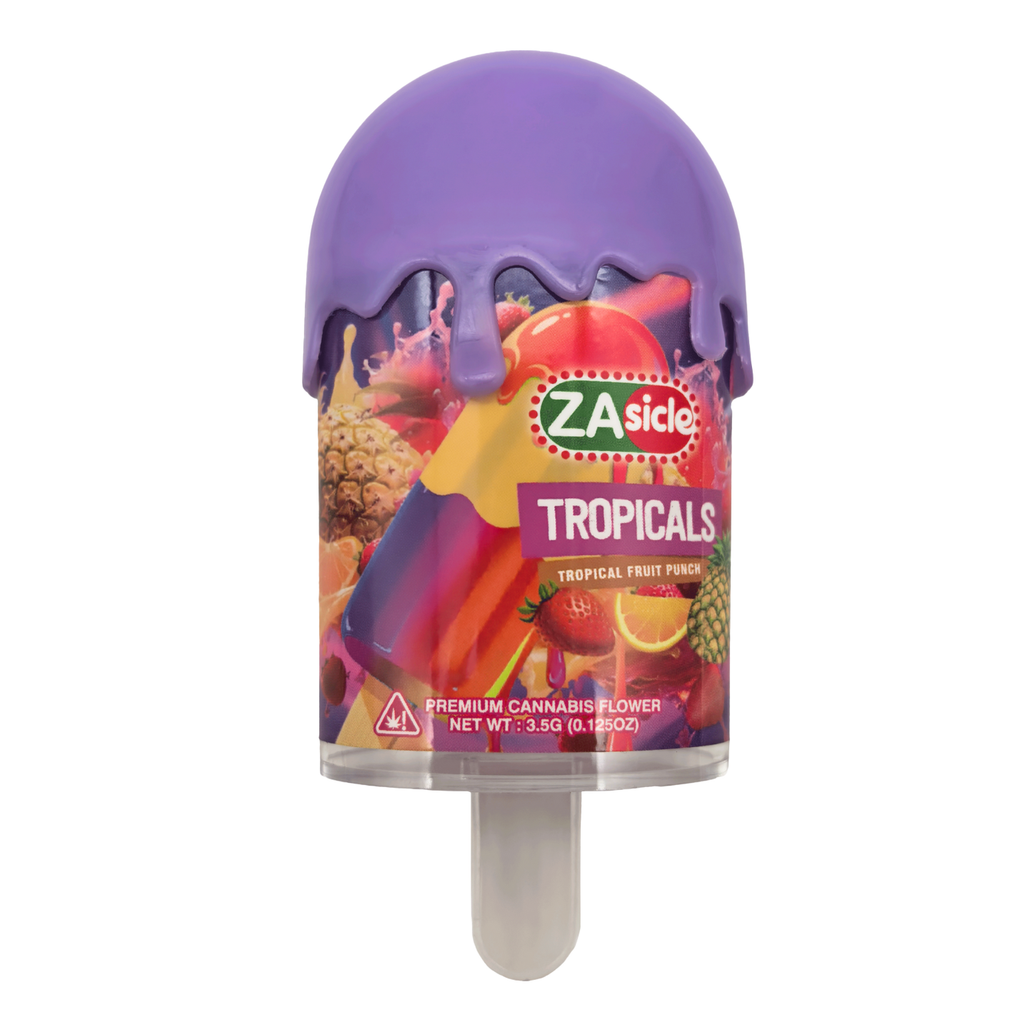 3.5g Popsicle Jar - Zasicle Tropicals (12 Count)