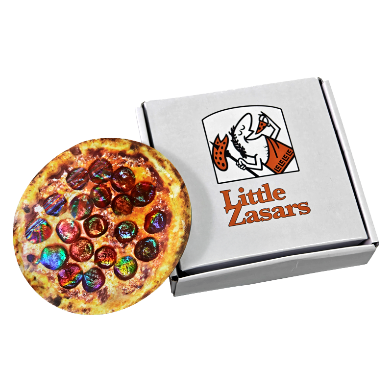 12 Pack - 3.5g Pizza Shaped Bags & Boxes Set