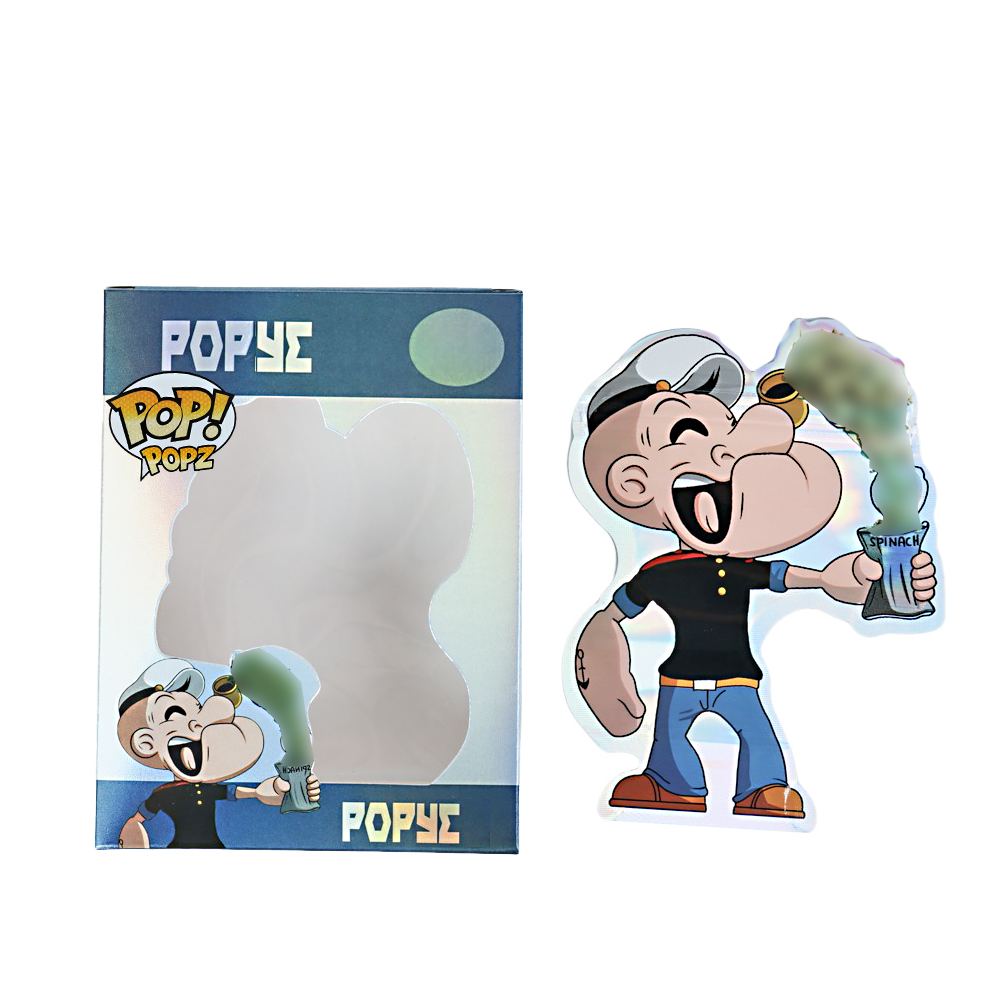 3.5g Mylar Bag with Window Box - POP Popaye (25 Bags+25 Boxes)