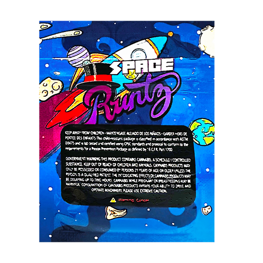 1g Exotic Mylar Bag - Space Runtz (100 Count)