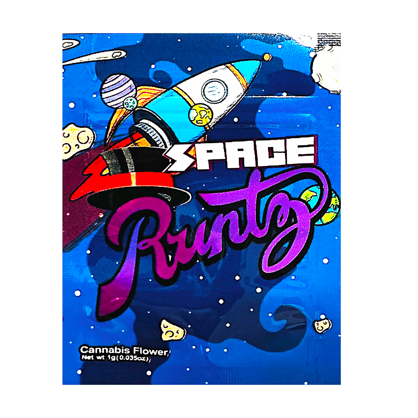 1g Exotic Mylar Bag - Space Runtz (100 Count)