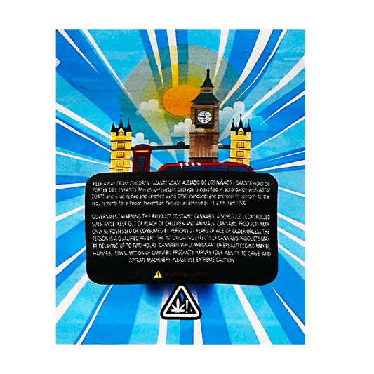 1g Exotic Mylar Bag - London Pound Cake (100 Count)