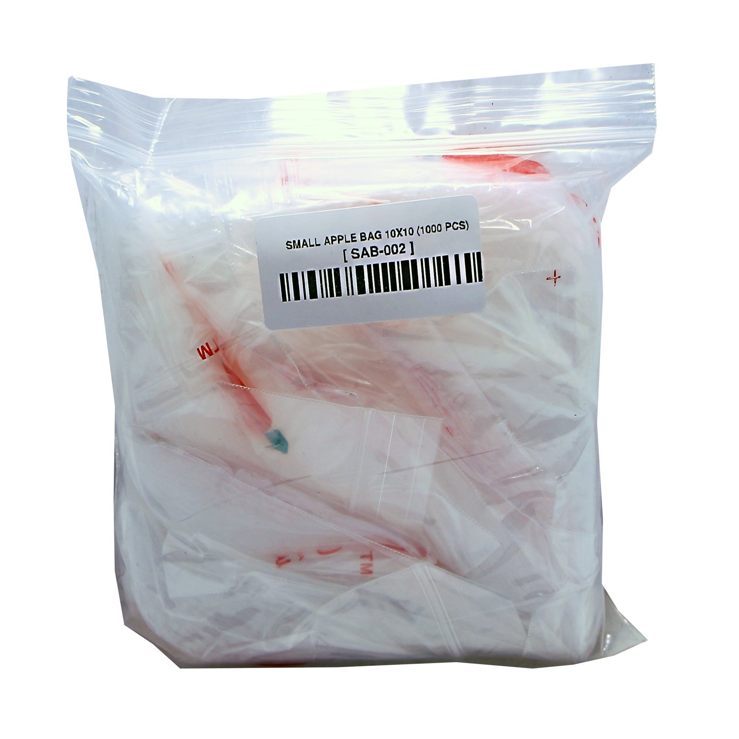 Mylar Bags, herb Mylar Bags, Where to buy mylar bags, Custom mylar bags near me, Mylar Bags Wholesale. Apple Bags. Small plastic bag with a barcode label on a white background