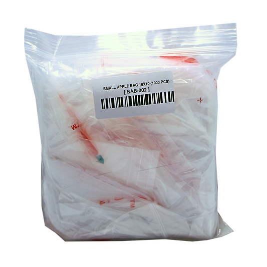 Mylar Bags, herb Mylar Bags, Where to buy mylar bags, Custom mylar bags near me, Mylar Bags Wholesale. Apple Bags. Small plastic bag with a barcode label on a white background