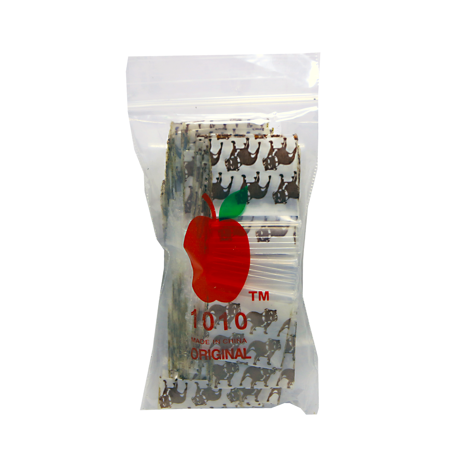 Mylar Bags, herb Mylar Bags, Where to buy mylar bags, Custom mylar bags near me, Mylar Bags Wholesale. Apple Bags. Packaged product with a red apple logo and text on a white background