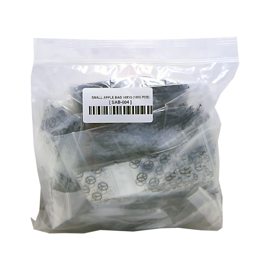 Mylar Bags, herb Mylar Bags, Where to buy mylar bags, Custom mylar bags near me, Mylar Bags Wholesale. Apple Bags. Small clear plastic bags with a label on a white background