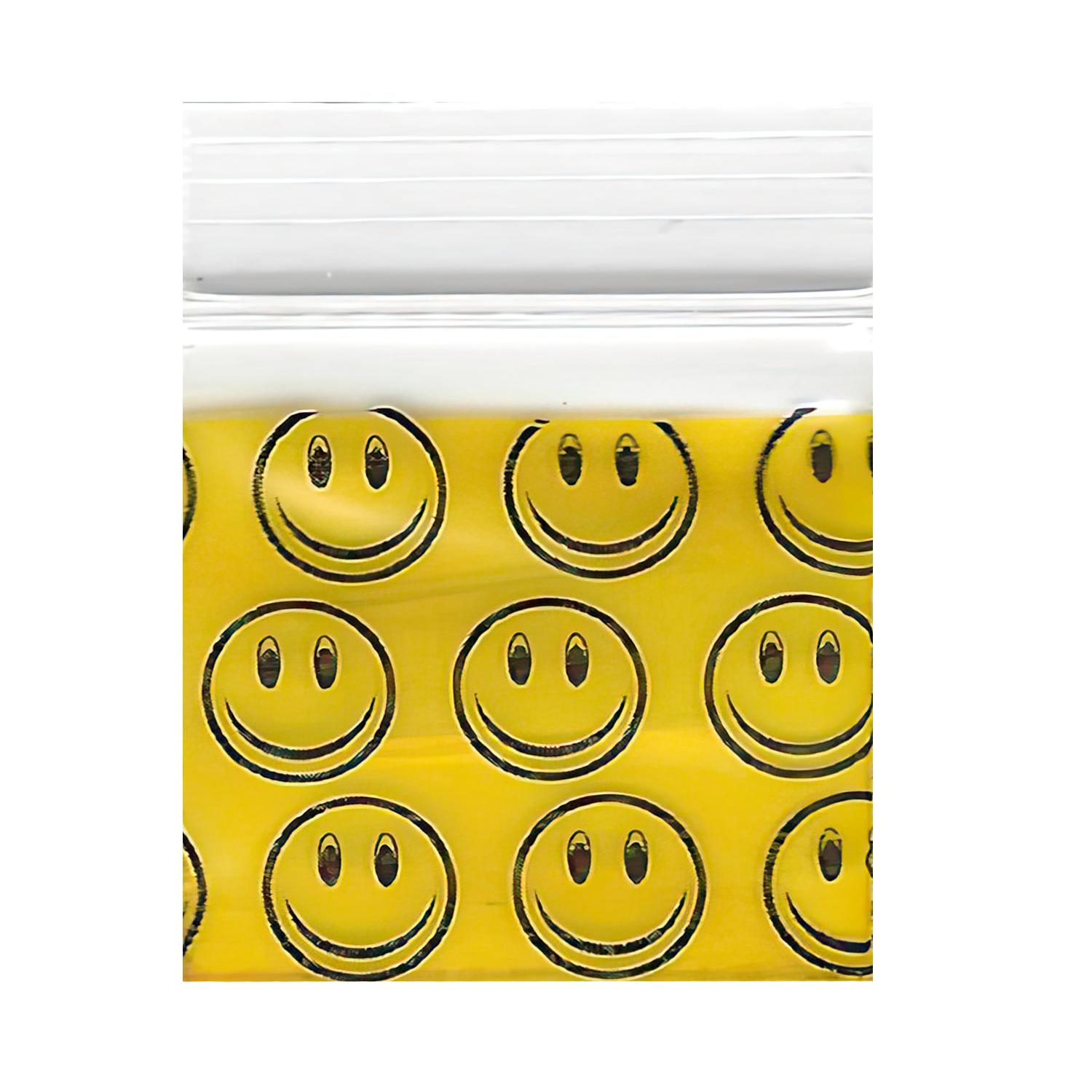 Mylar Bags, herb Mylar Bags, Where to buy mylar bags, Custom mylar bags near me, Mylar Bags Wholesale. Apple Bags. Yellow plastic bag with smiley face pattern on a white background