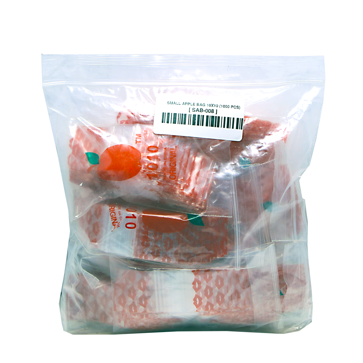 Mylar Bags, herb Mylar Bags, Where to buy mylar bags, Custom mylar bags near me, Mylar Bags Wholesale. Apple Bags. Clear plastic bag with small red bags inside, on a white background