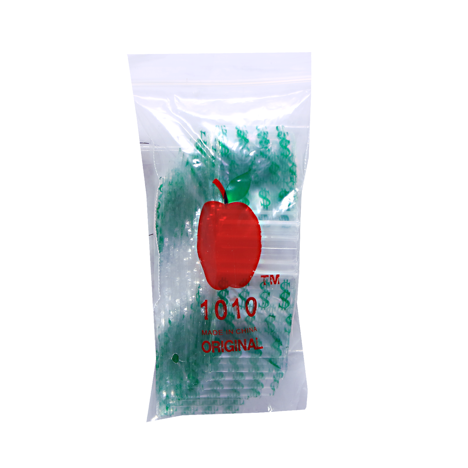 Mylar Bags, herb Mylar Bags, Where to buy mylar bags, Custom mylar bags near me, Mylar Bags Wholesale. Apple Bags. Pack of green candy sticks with a red apple-shaped topper on a white background