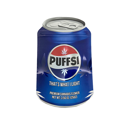 3.5g Shaped Mylar Bag - Puffsi (50 Count)