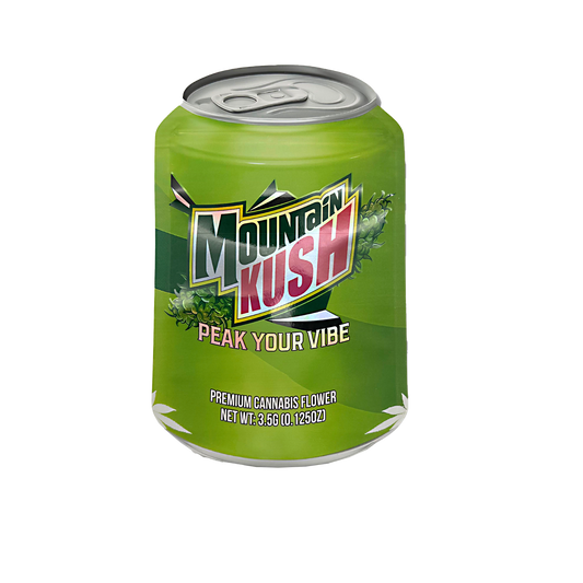 3.5g Shaped Mylar Bag - Mountain Kush (50 Count)