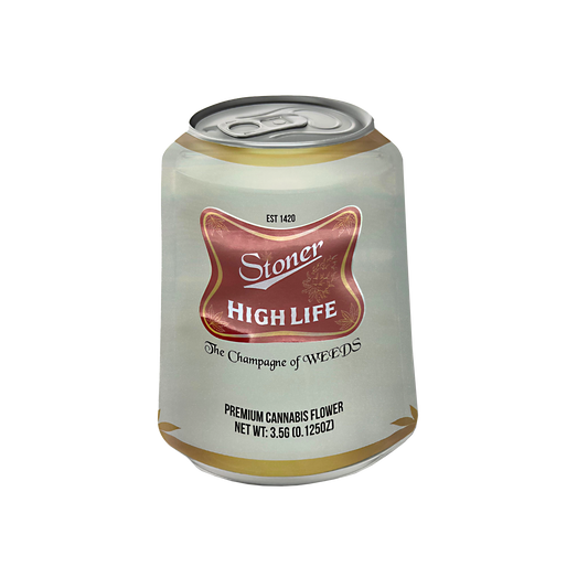 3.5g Shaped Mylar Bag - Stoner High Life (50 Count)