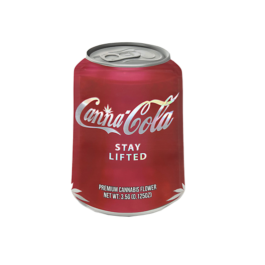 3.5g Shaped Mylar Bag - Canna Cola (50 Count)