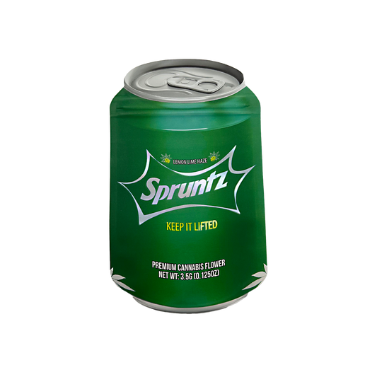 3.5g Shaped Mylar Bag - Spruntz (50 Count)