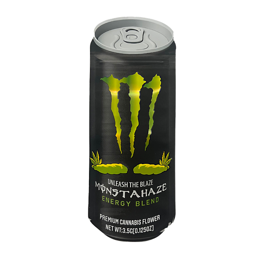 3.5g Shaped Mylar Bag - Monsta Haze (50 Count)