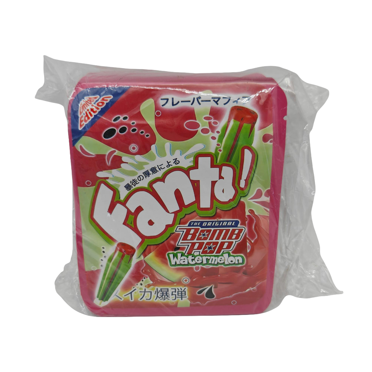 32 Pack - 7g Thick Sticker Mylar Bags - Premium Smell Proof Packaging - Fanta Bomb Pop Watermelon