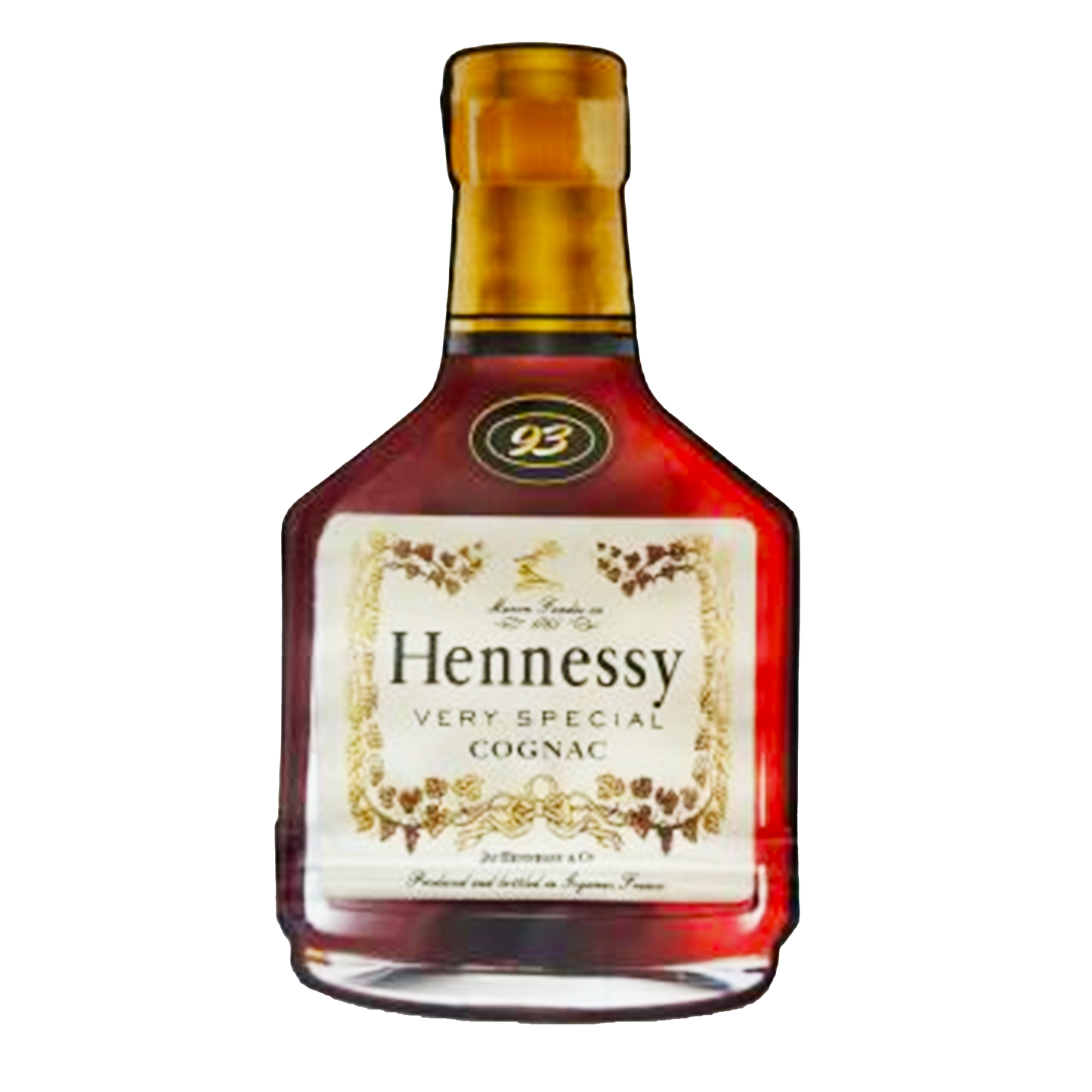 3.5g Shaped Mylar Bag - Hennesy Cognac (50 Count)