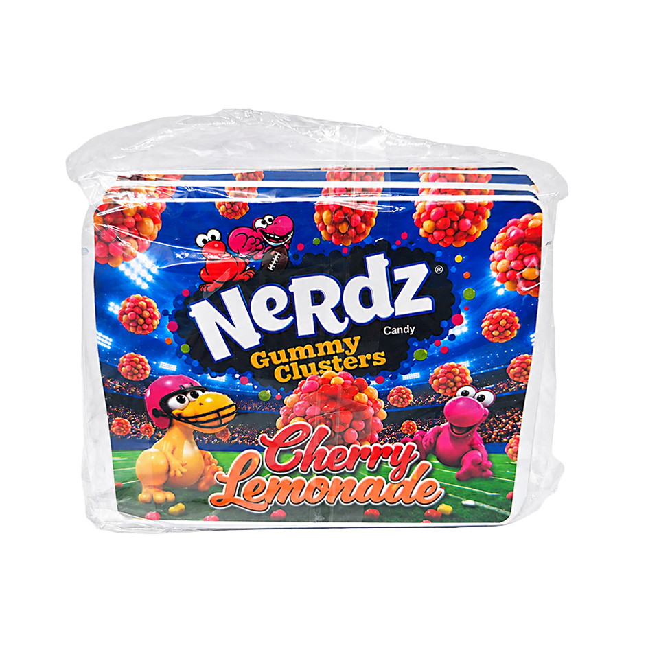 32 Pack – 7g Exotic Thick Sticker Mylar Bags – Premium Smell Proof - Nerdz Cherry Lemonade