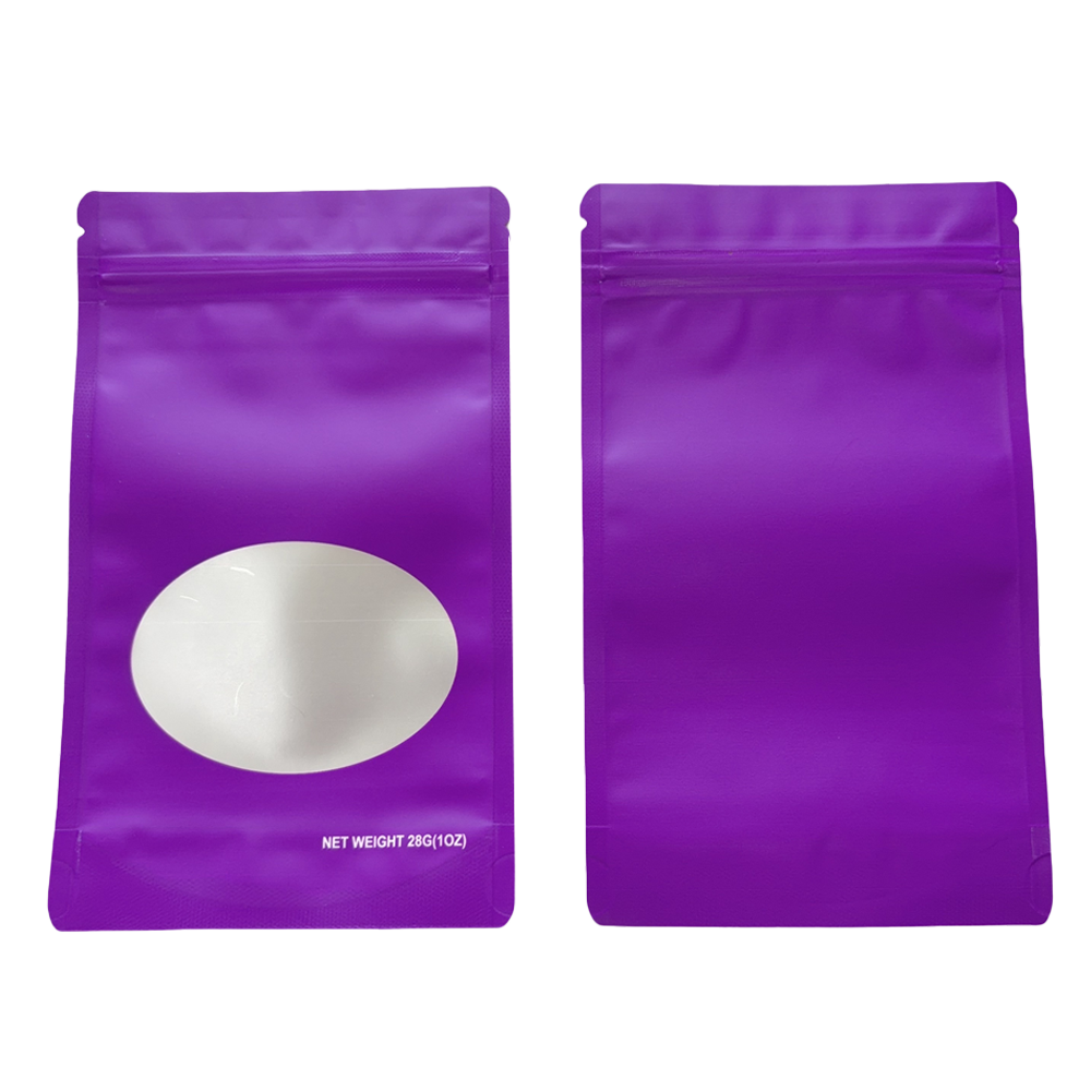 Solid Color Zip-Seal Foil Pouches (5"x8") Oval Style Selection (50 Count)