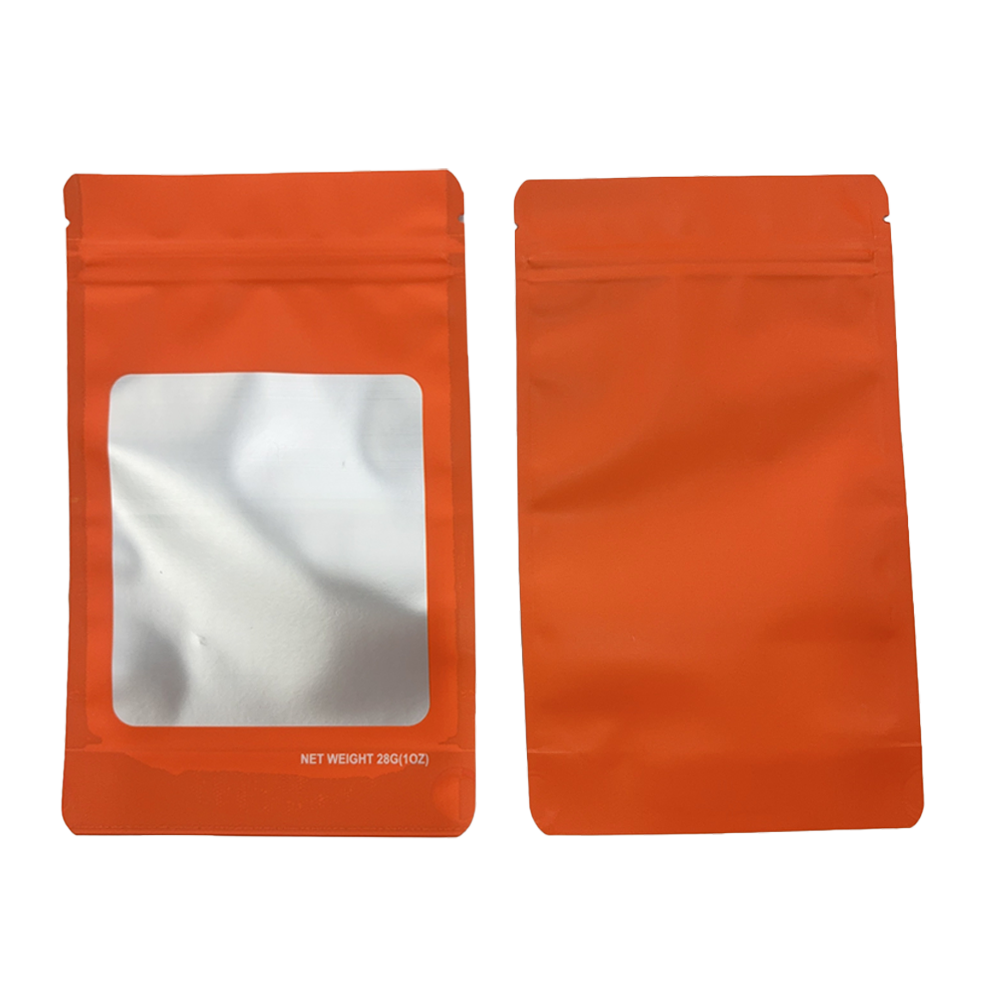 Solid Color Zip-Seal Foil Pouches (5"x8") Square Style Selection (50 Count)