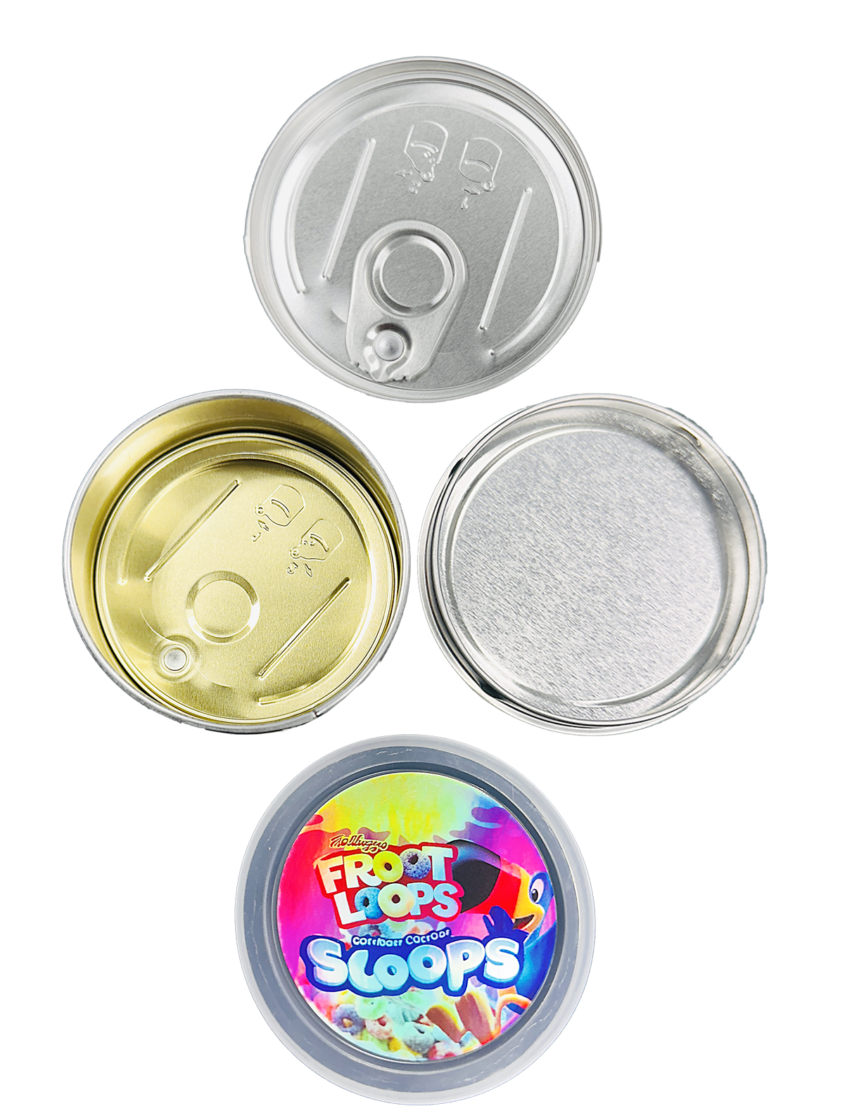 3.5g Tin Can Container - (12 Count) Scoops Froot Loops