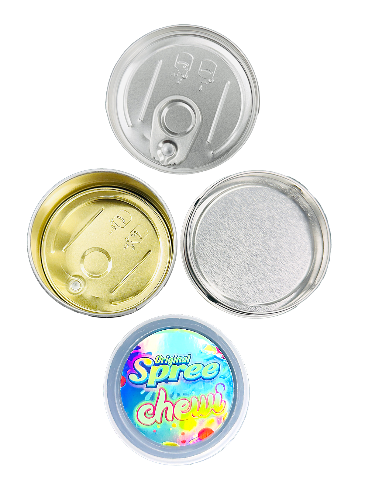3.5g Tin Can Container - (12 Count) Spree Chewi